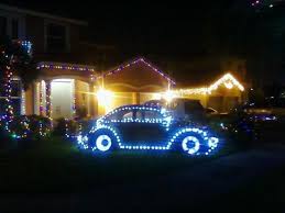 Vw Christmas Lights Vw Bug With Christmas Lights Christmas Cars Etc Vw Bug Vw Beetle Classic Christmas Car