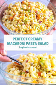 Perfect Creamy Macaroni Pasta Salad Recipe Best Macaroni Salad Macaroni Pasta Salad Pasta Salad Recipes