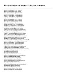 Student answers will vary, but may include questions about. Glencoe Physical Science Answers Fill Online Printable Fillable Blank Pdffiller