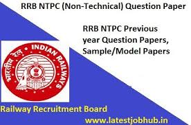 Rrb Ntpc Previous Year Question Papers 2020 Question Paper Previous Year Question Paper Previous Question Papers