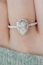 21 Stunning Pear Shaped Engagement Rings Heart Engagement Rings Titanium Wedding Rings Pear Shaped Engagement Rings