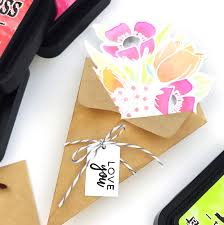 You can use store bought cut outs or use recycled scraps of paper and ribbon. Carly Tee How To Make A Shaped Card With Essentials By Ellen