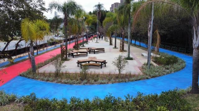 Parque Linear de Barueri: lazer, caminhada e ciclovia 24 horas por dia