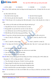 Văn,toán,lý,hóa,sinh,tiếng anh,sử,địa,gdcd thpt quốc gia 2019. Ä'á» Thi Thá»­ Thpt Quá»'c Gia 2021 Mon Sá»­ Láº§n 1 Sá»Ÿ Giao Dá»¥c Báº¡c Lieu