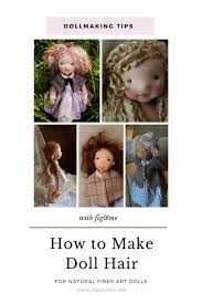 Next, wind the yarn around a dvd case with no overlapping pieces or gaps. Dollmaking Tips How To Make Doll Hair Fig Me