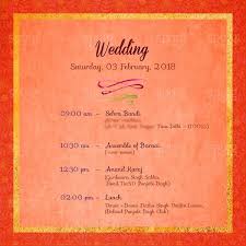Illustrated Punjabi Wedding Invitation Design Wedding Invitation Design Invitation Design Wedding Card Design