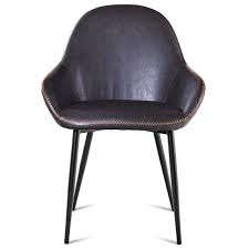 Giantex 2pcs Dining Chairs Leisure Accent Armchairs Pu Leather Home Living Room Dining Room Reception Chairs Guest Armchair Living Dining Room Reception Chair