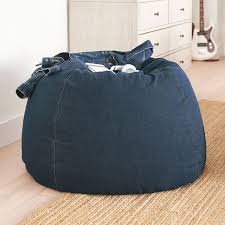 It has a safety zipper that secures the polystyrene polymeric beads. Wrangler Denim Bean Bag Chair Pottery Barn Teen