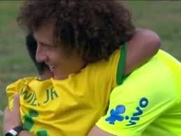 Brazil brazil 1 germany germany 7. World Cup Video 2014 David Luiz Makes Young Brazil Fan S Day As He Leaves Eight Year Old Boy In Tears Of Joy The Independent The Independent