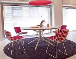 The bertoia side chair is available with a seat pad or fully upholstered. Bertoia Side Chair With Back Pad Seat Cushion Hivemodern Com