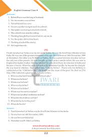 Picture composition for class 2 with answers pdf. Class 8 English Grammar Chapter 17 Comprehension Unseen Passage