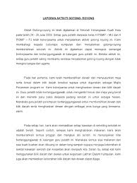 Hari ahad, 12 ogos 2018. Laporan Aktiviti Gotong Royong
