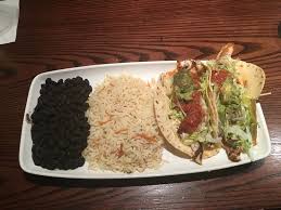 Keep it casual with a varied, authentic menu of apps, greens, tacos. Fish Tacos With Wild Rice And Black Beans Picture Of Village Tavern Winston Salem Tripadvisor