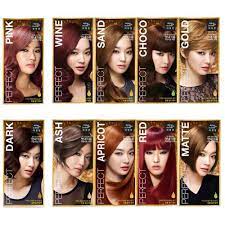 Hair Color Red Gray Ash Blonde Black Light Brown Orange Pink Khaki Blonde Korea Hair Color Korean Hair Color Types Of Hair Color