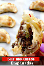 Easy Baked Beef And Cheese Empanadas Recipe For The Perfect Skinny Healthy Appetizer Loaded Wit Beef Empanadas Recipe Cheese Empanadas Recipe Cheese Empanadas