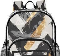 Amazon.com: DALAWU Mochila transparente de gran capacidad ...