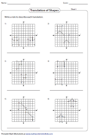 Translation Worksheets