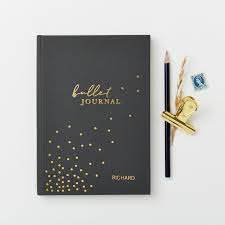 Personalised Hardback Bullet Journal In 2021 Bullet Journal Paper Dotted Bullet Journal Bullet Journal