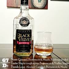 Black velvet is aged in oak barrels for five years, is made from a mountain spring. Black Velvet Reserve Review The Whiskey Jug