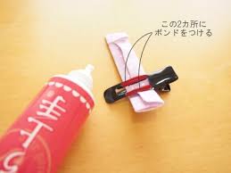 ふっくらリボンヘアクリップの作り方 ハギレ活用 園バザー手作り品対策 うろこのあれこれハンドメイド リボンゴム 作り方 手作り ヘアアクセサリー 子供 ヘアクリップ 手作り