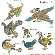 Celtic Manuscripts The Book Of Kells Celtic Art Page Decoration Dingbats Vector Clipart Celtic Art Book Of Kells Celtic Artwork