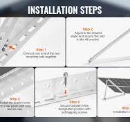 Aluminium Solar Panel Mounting Rails Solar Roof Rack Mount PV Panel  Mounting Brackets