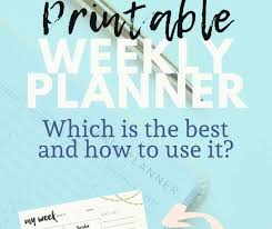 If your weekly schedule doesn't change each week, then you might want to laminate the printable planner so that it lasts all year. Free Printable Weekly Planner Skip To My Lou