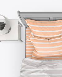 9 psd files 60004000px 300dpi2. Double Bed Mockup In Object Mockups On Yellow Images Object Mockups