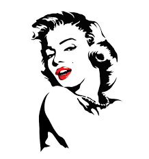 Black And White With Pop Of Color Drawing Marilyn Monroe Decals Marilyn Monroe Decals For Walls Wall Etsy In 2020 Pop Art Marilyn Marilyn Monroe Painting Marilyn Monroe Artwork