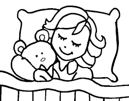 The coloring pages for kids feature denny, gus, scarlet, rod, and bluetiful. Child Sleeping Coloring Page All Coloring Pages Circle
