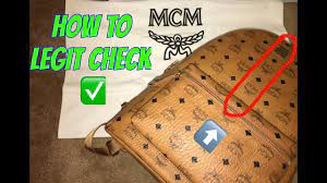 Auth nwt mcm women's visetos original coated canvas pouch crossbody in black. How To Legit Check An Mcm Backpack Easy Youtube