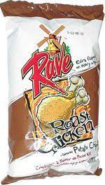 Rave Roasted Chicken Flavoured Potato Chips Chicken Flavors Roast Chicken Flavours Potato Chips