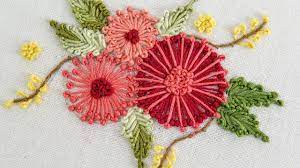 I show the technique on a white cloth so that its easier to see. Embroidery Flower By Hand Easy Diy For Clothes By Handiworks Youtube