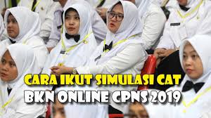 Pendaftaran bisa dilakukan lewat situs web. Cara Ikut Simulasi Cat Bkn Online Cpns 2019 Youtube