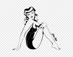 Maybe you would like to learn more about one of these? Pin Up Girl Woman Drawing Silhouette Female Woman Hand People Png Pngegg