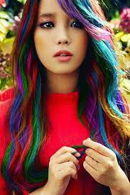 30 Rainbow Colored Hairstyles To Try Pretty Designs Hair Styles Long Hair Styles Hair Highlight Trends