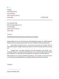 Surat mohon maaf menolak tawaran latihan industri via www.slideshare.net. Contoh Surat Rayuan