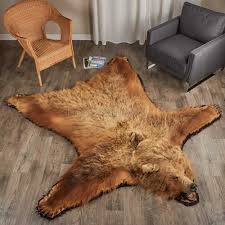 And most of the time they didn't kill the poor animal themselves. Grizzly Bear Rugs For Any Room
