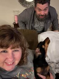 A positive active day for Zachary today. Got to surprise Zachary with Doug  Da Dogg today before his meeting. They were both so excited to see each  other❤️‍🩹🤗🐾