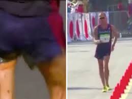 Yohann diniz's plight was caught on camera with brown stains running down the back of his legs after soiling his pants midway through the contest. Olympian Poos Himself Mid Race Faints But Picks Himself Up And Carries On Daily Star