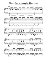 Martin Garrix Animals Piano Cover Sheet Music For Piano Download Free In Pdf Or Midi Piano Cover Martin Garrix Piano