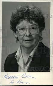 1986 Press Photo Noreen Cook, Fox Point acting village manager