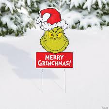 Dr Seuss The Grinch Outdoor Yard Sign