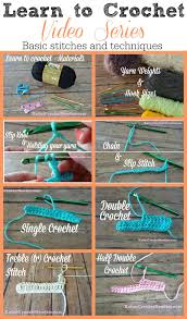 Learn To Crochet Video Series Katie S Crochet Goodies Crochet Videos Crochet Goodies Crochet