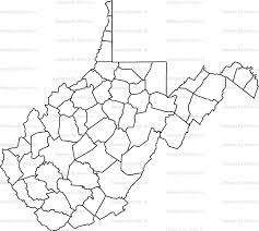 West Virginia County Map Pdf Printable West Virginia Map Printable Wv County Map - Etsy Hong Kong