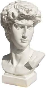 Amazon.co.jp: Unlnsiy Plaster Statue, Statue, Figurine, David Statue,  Plaster Statue, Replica, Scandinavian Style, For Drawings, Model, Stylish,  Model, Crafts, Portrait Series, Fine Arts, Miscellaneous Goods, : Home &  Kitchen