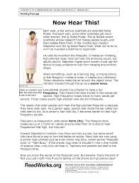 We also have some short plays and drama exercises which can be fun way of building comprehension skills. Sound Reading Comprehension S1 Science 4th 2015 2016