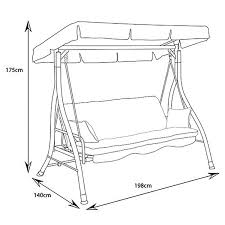 This outside swing bed easily converts from a sofa seat with an adjustable backrest to a flat bed via the innovative sliding mechanism. Bali Three Seater Swing Bed Combo