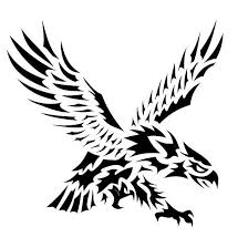 Black And White Simple Black And White Eagle Clipart Simple Tribal Black Eagle Style Tribal Color Black Tags Cool Easy Tribal Eagle Tattoo Eagle Tattoo Eagle Tattoos