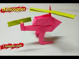Youtube Diy Origami Origami Paper Paper Helicopter